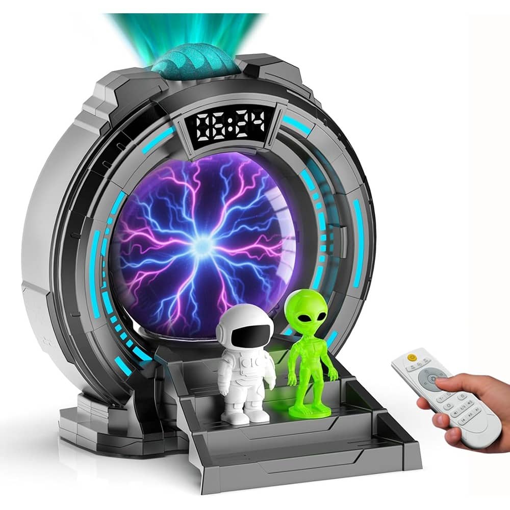 ACJPR - Galaxy Projector Night Light – Plasma Globe, Bluetooth Speaker, White Noise