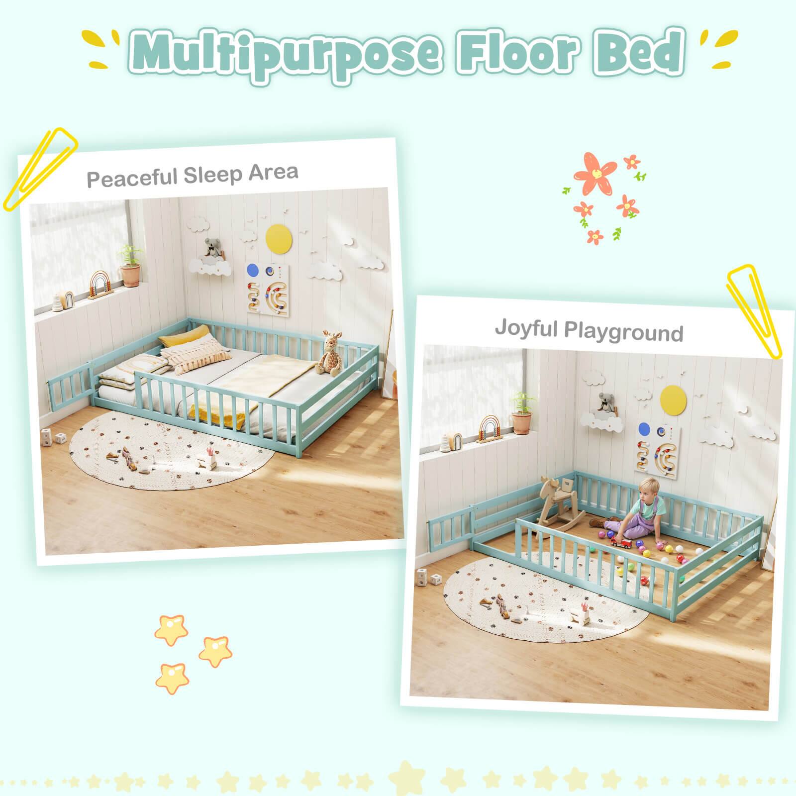 Multipurpose Floor Bed

Peaceful Sleep Area

Joyful Playground