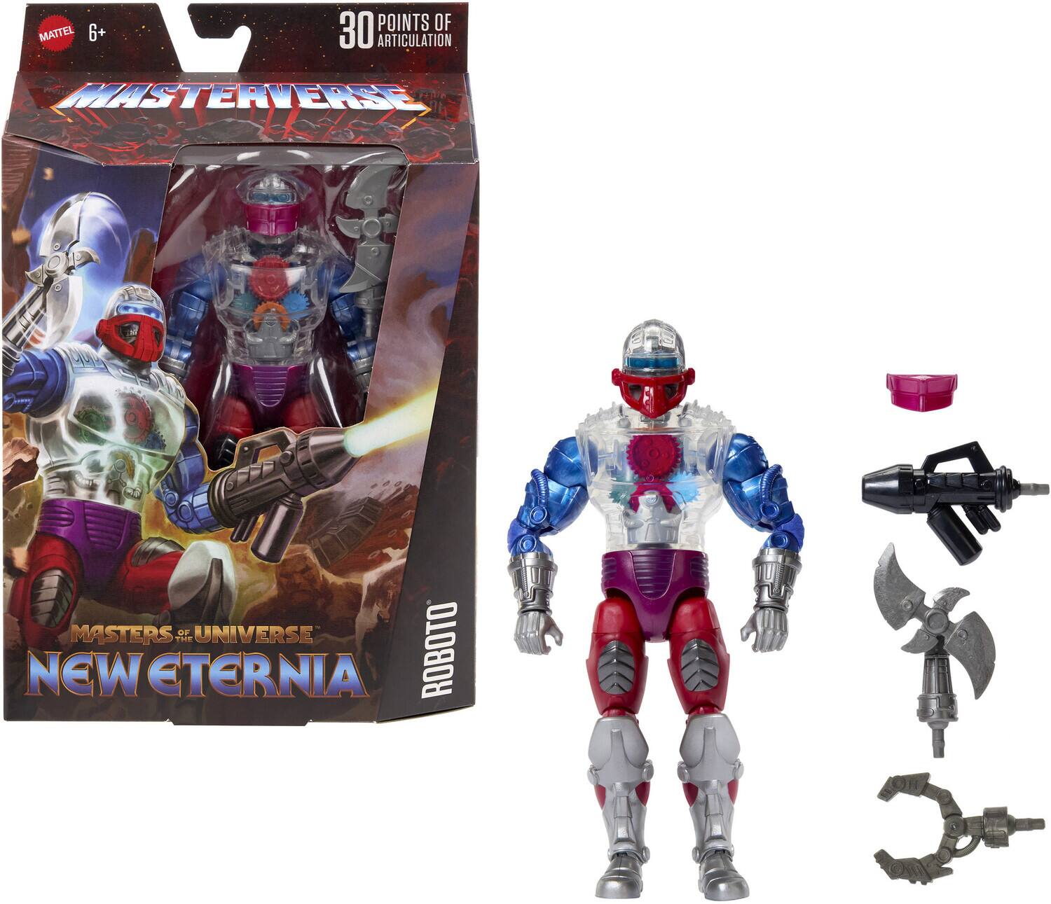 Mattel Collectible - Masters of the Universe Masterverse New Eternia Roboto (He-Man, MOTU) - Collectibles