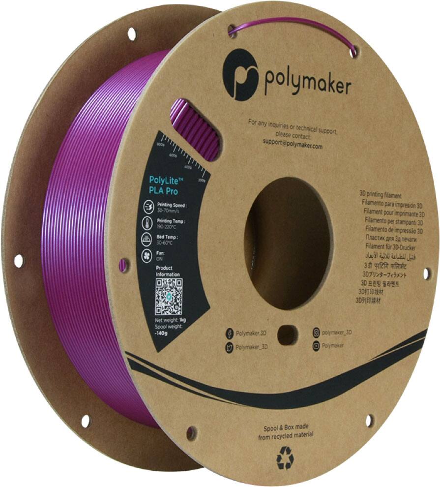Polymaker PLA Pro Filament Metallic Magenta PA07052 - Best Buy