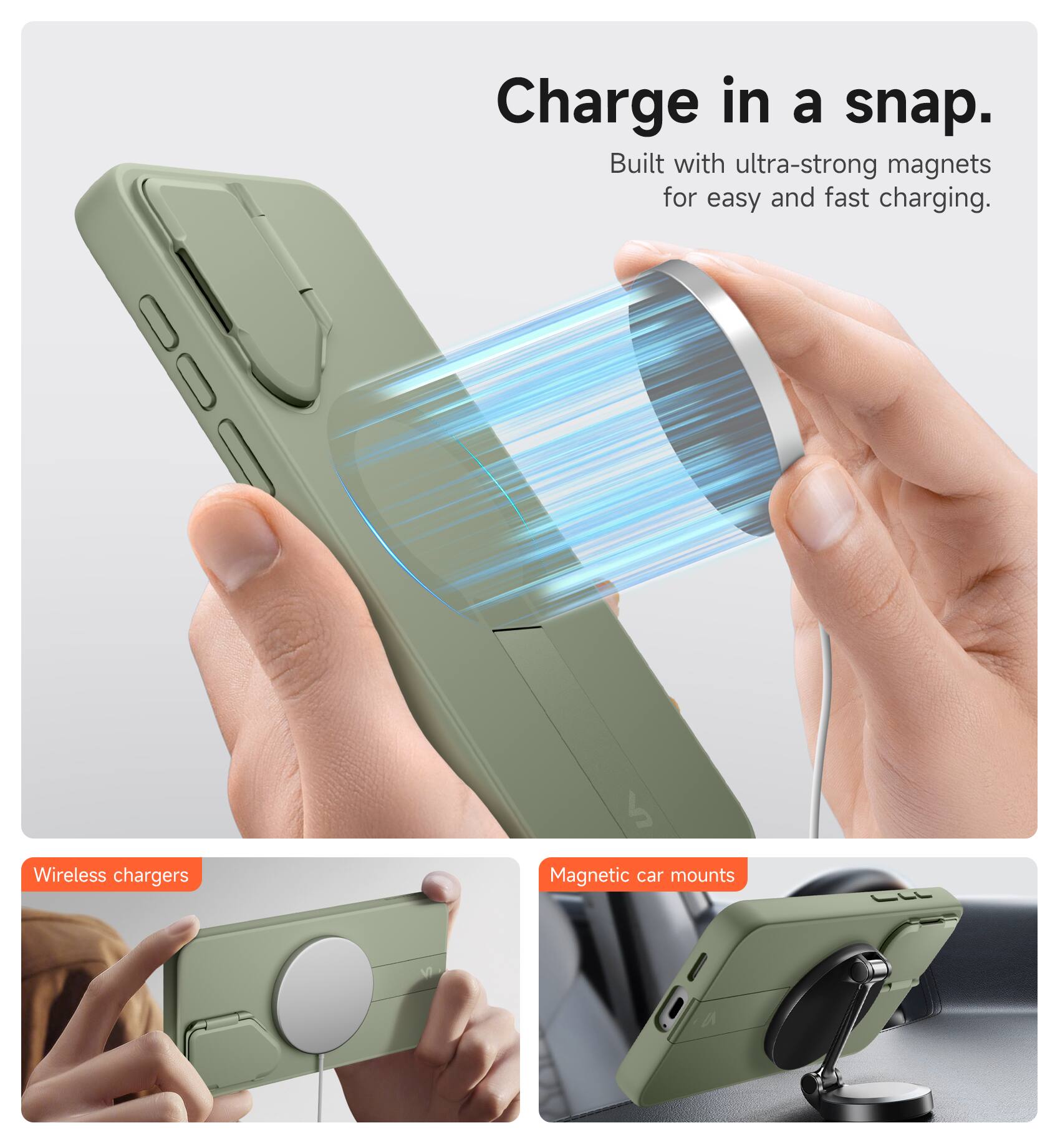 Photo inspiration: Suritch Phone Case For Samsung Galaxy S25 Fe Magnetic Shockproof Photo Inspiration