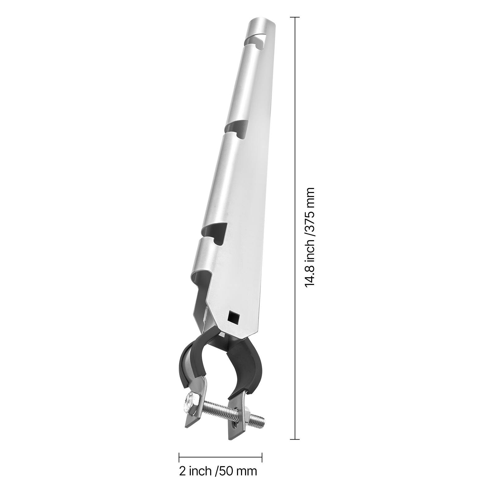 14.8 inch / 375 mm  
2 inch / 50 mm