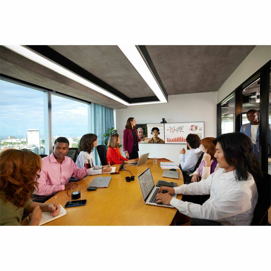 Alt View 6. HP - Poly Studio G62 Video Conferencing System - For Meeting Room, Video Conferencing - Large Room Size Supported - 3840 x - Black.