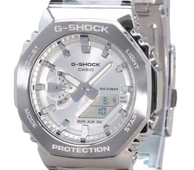 Casio G Shock G Steel Analog Digital Dial Quartz GM 2110D 7A 200M