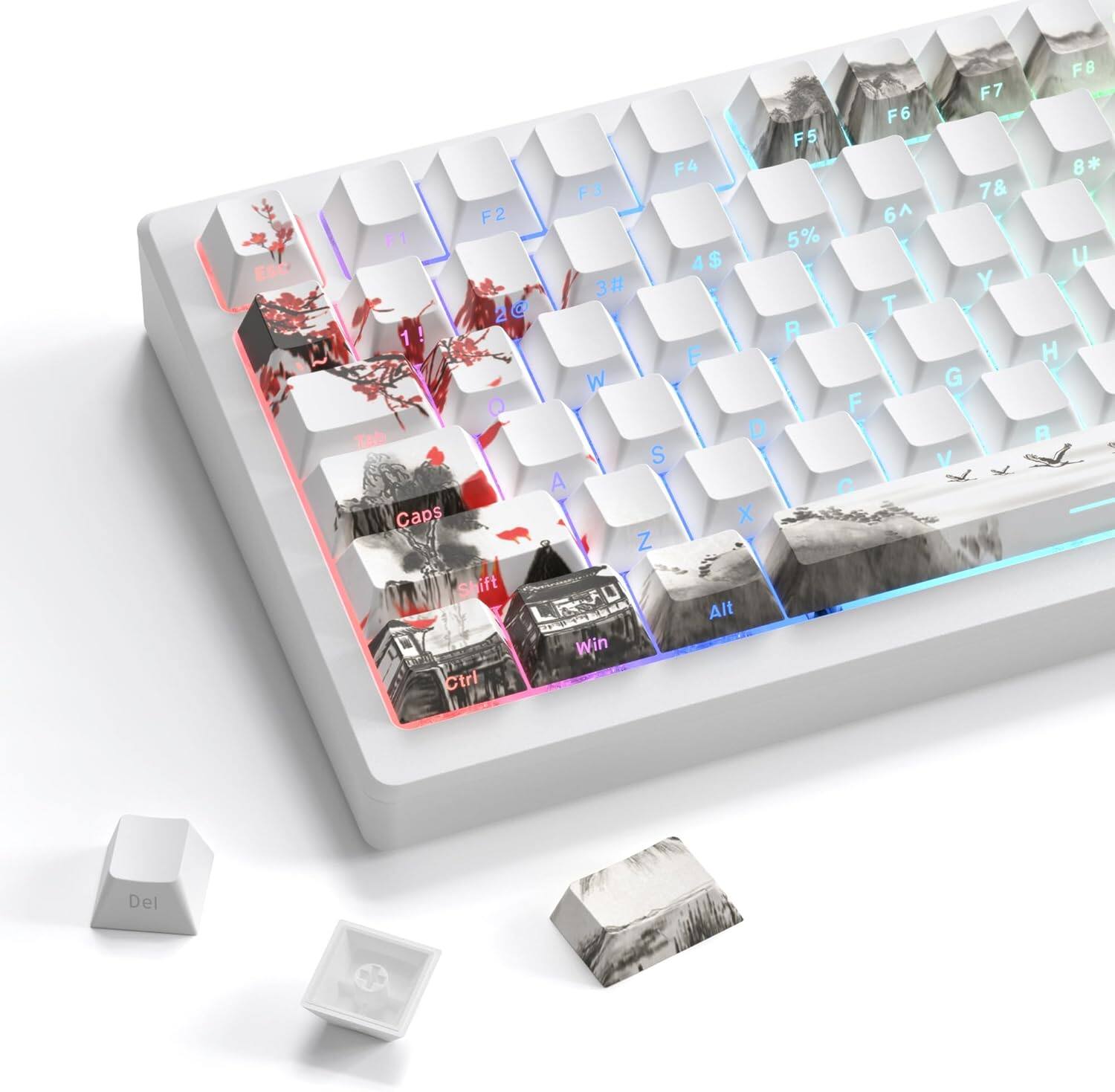 ESC F4 F3 F2 F1 4$ 3# F 2e E W Q Tab D S A Caps X Z Shift LU S Alt Win Up Ctrl F5 5% F R F C F6 6A T F7 7& Y G V F8 8* H A Del