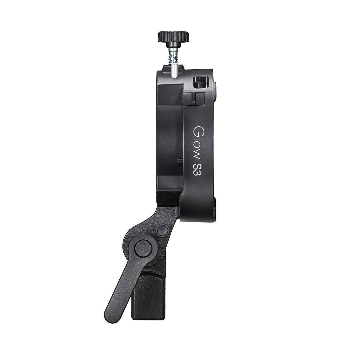 Alt View 5. Glow - Glow S3 Round Flash S-Type Bowens Mount Bracket for Round Head Flashes.