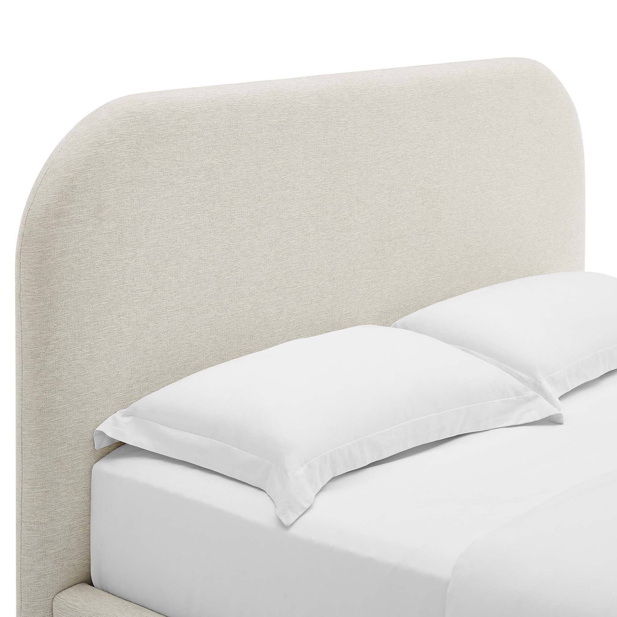Alt View 4. Modway - Novi Performance Velvet King Bed - Red.