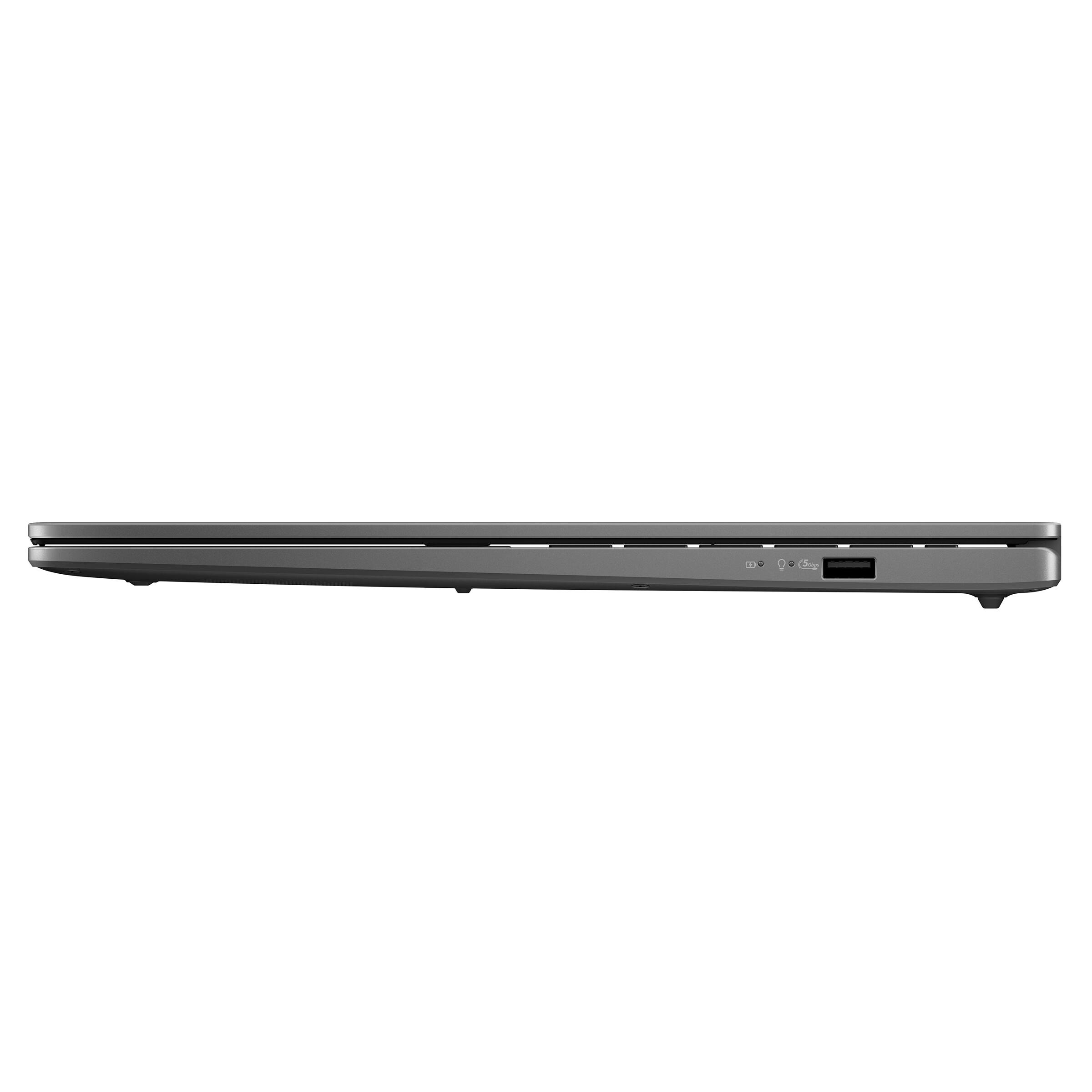 Alt View 13. ASUS - Vivobook S16 16" 2K Touch Laptop - Intel Core Ultra 9 386H - 32GB RAM - 1TB SSD - Matte Gray.