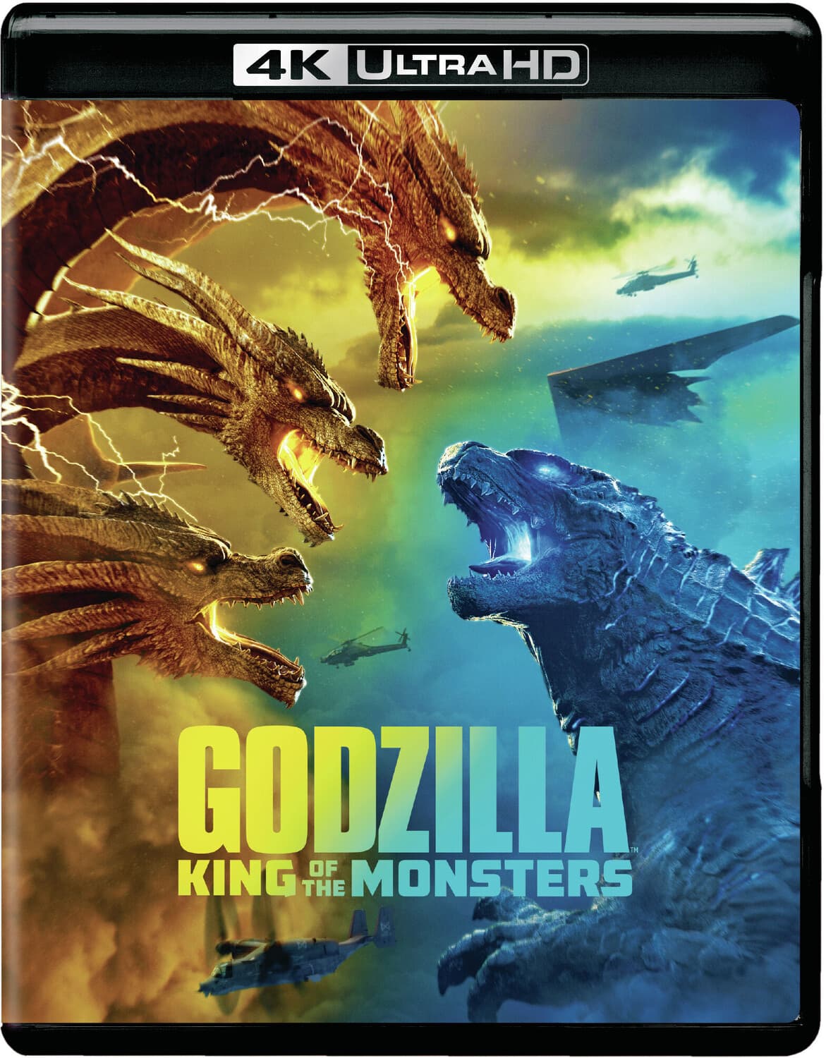 Front. Godzilla: King of the Monsters   - 4K Blu-Ray.