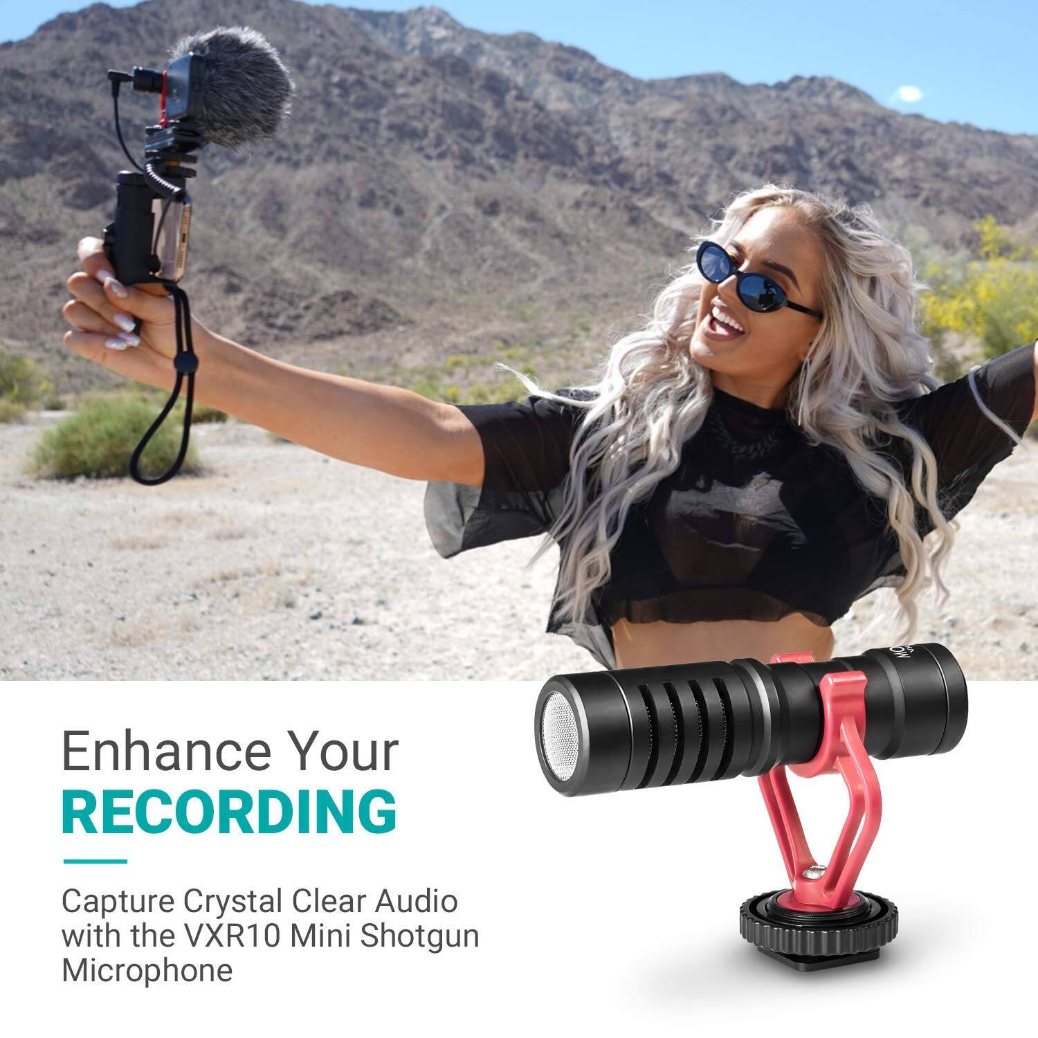 Enhance Your RECORDING

Capture Crystal Clear Audio with the VXR10 Mini Shotgun Microphone