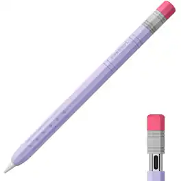 Stock Preferred - Silicone Sleeve for Apple Pencil - Lilac Purple