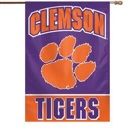 WinCraft - Clemson Tigers 28" x 40" Full Name House Flag - Multicolor