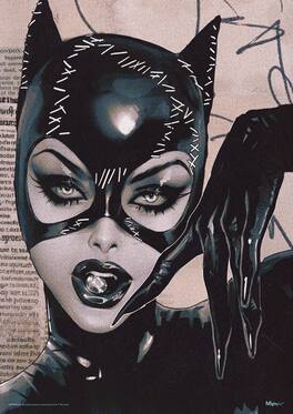 Trend Setters - DC Comics (Catwoman - Issue #50 Variant Cover Artwork by Sozomaika) MightyPrint™ Wall Art - Multicolor