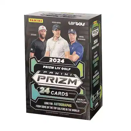 PANINI BROOKS KOEPKA JON RAHM BRYSON DECHAMBEAU 2024 PRIZM LIV GOLF PANINI PRIZM 24 CARDS INSIDE! DEBUT EDITION! LOOK FOR AUTOGRAPHS FROM SOME OF THE TOP GOLFERS IN THE WORLD! NO PURCHASE NECESSARY. See Pack for Details