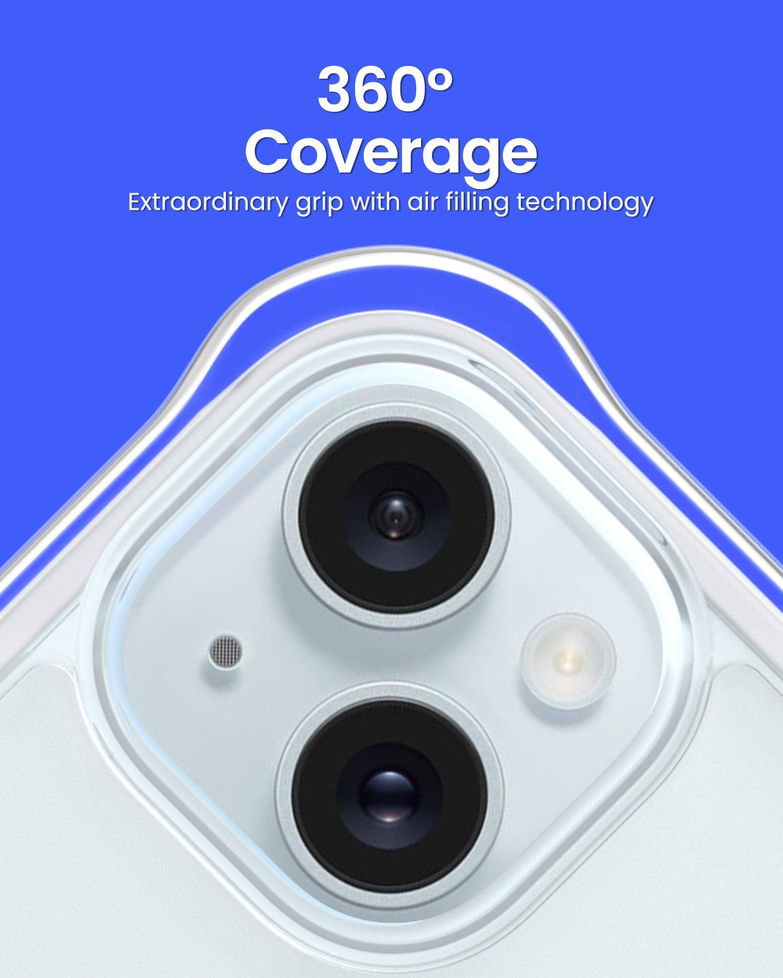 360° Coverage Extraordinary grip with air filling technology