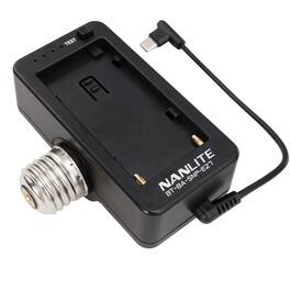 NANLITE - NP-F Battery Adapter and Mount for PavoBulb 10C
