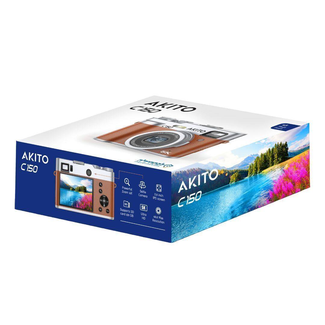 AKITO C150

- Powerful Zoom
- 5.0" IPS Screen
- Supports SD card up to 32GB
- 5K Ultra HD
- 4.0 Mega Resolution
- Selfie Camera
- 12MP
- 5x Zoom
- 5K