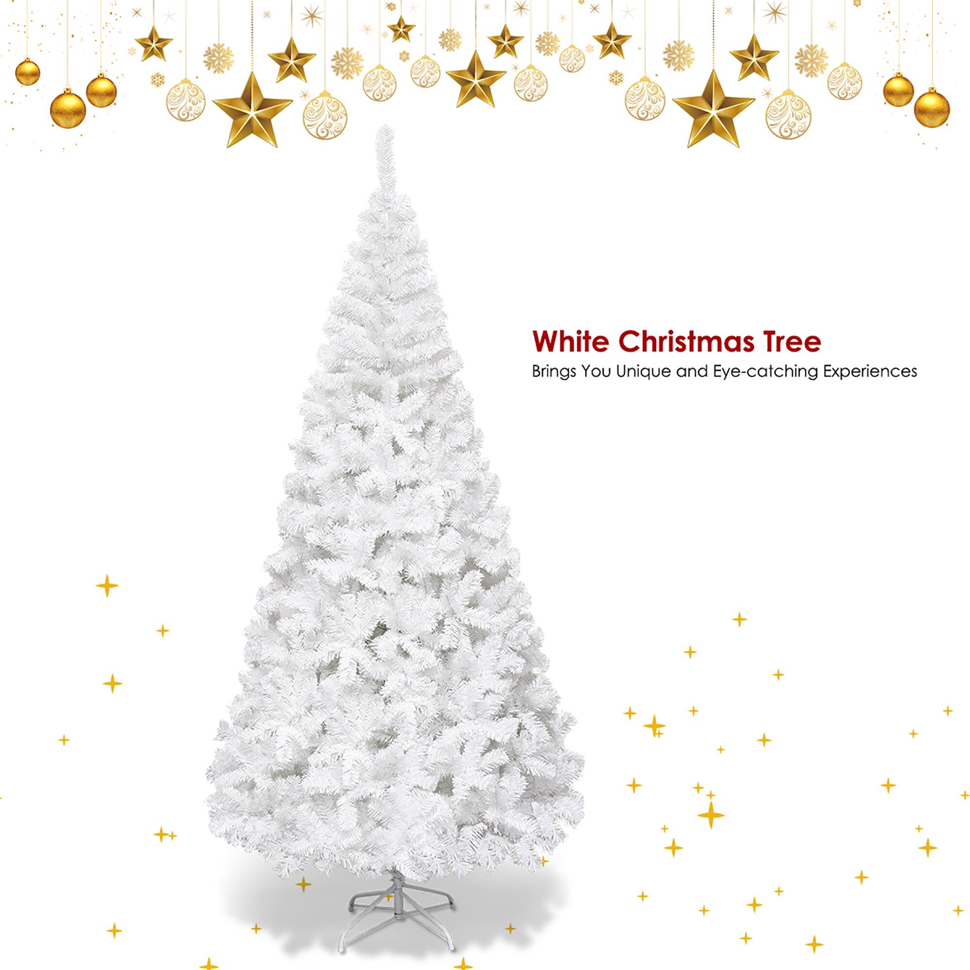 White Christmas Tree Brings You Unique and Eye-Catching Experiences