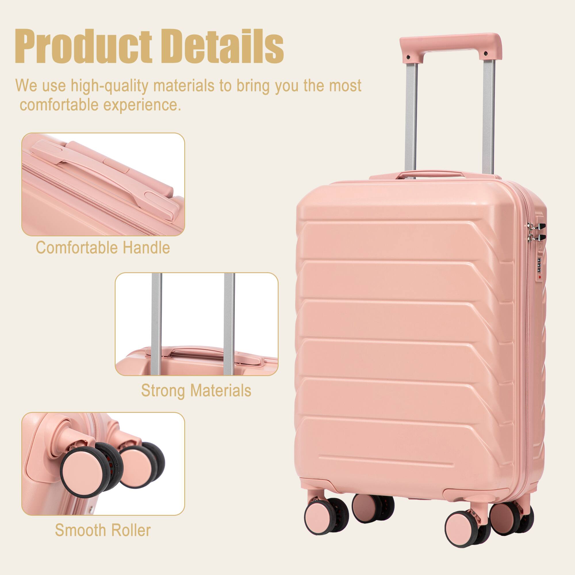 Product Details

We use high-quality materials to bring you the most comfortable experience.

- Comfortable Handle
- Strong Materials
- Smooth Roller