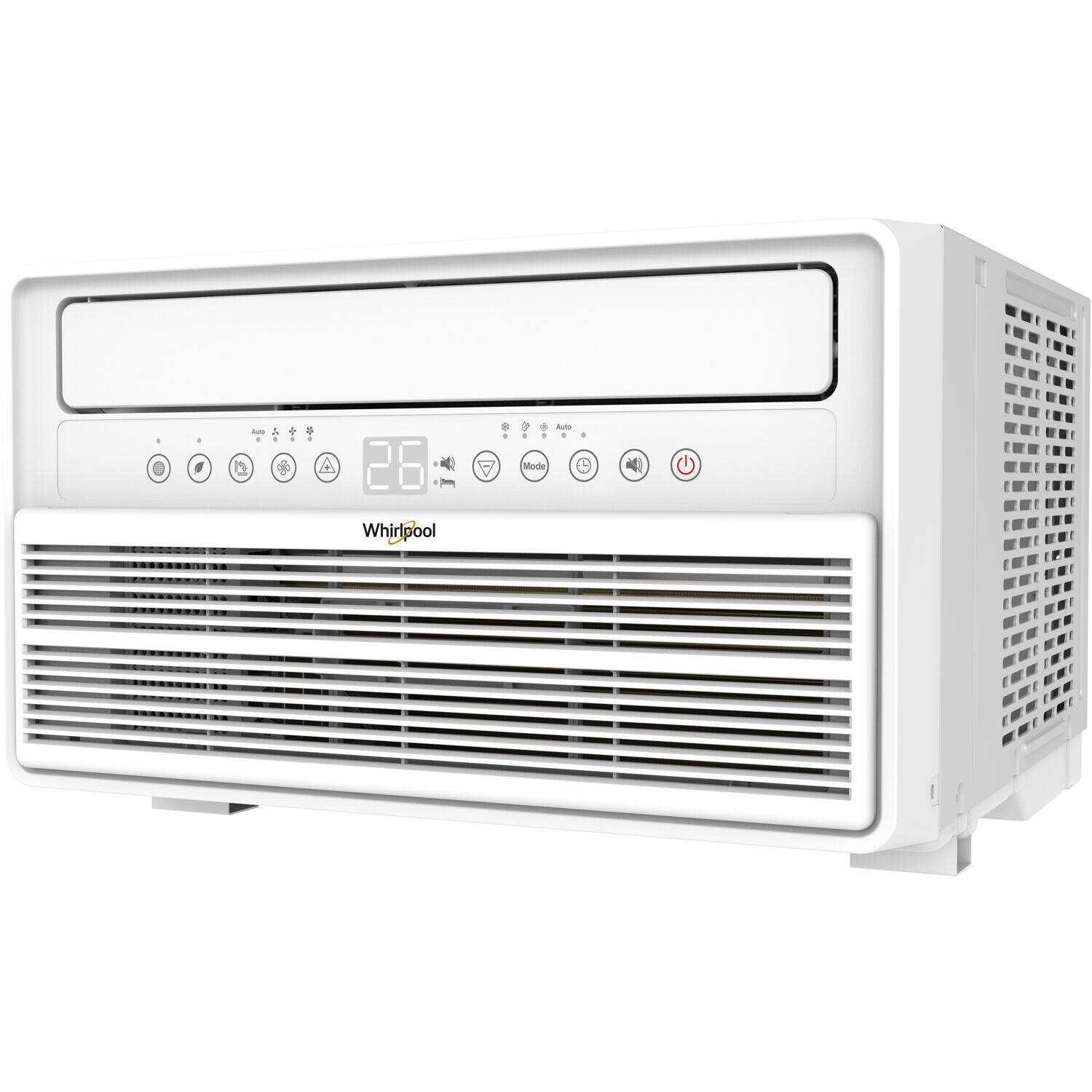 Whirlpool - 8,000 BTU Window Mounted Inverter Air Conditioner with Remote Control - White