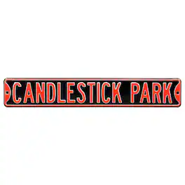 Authentic Street Signs - San Francisco Giants 6'' x 36'' Steel Street Sign - Multicolor