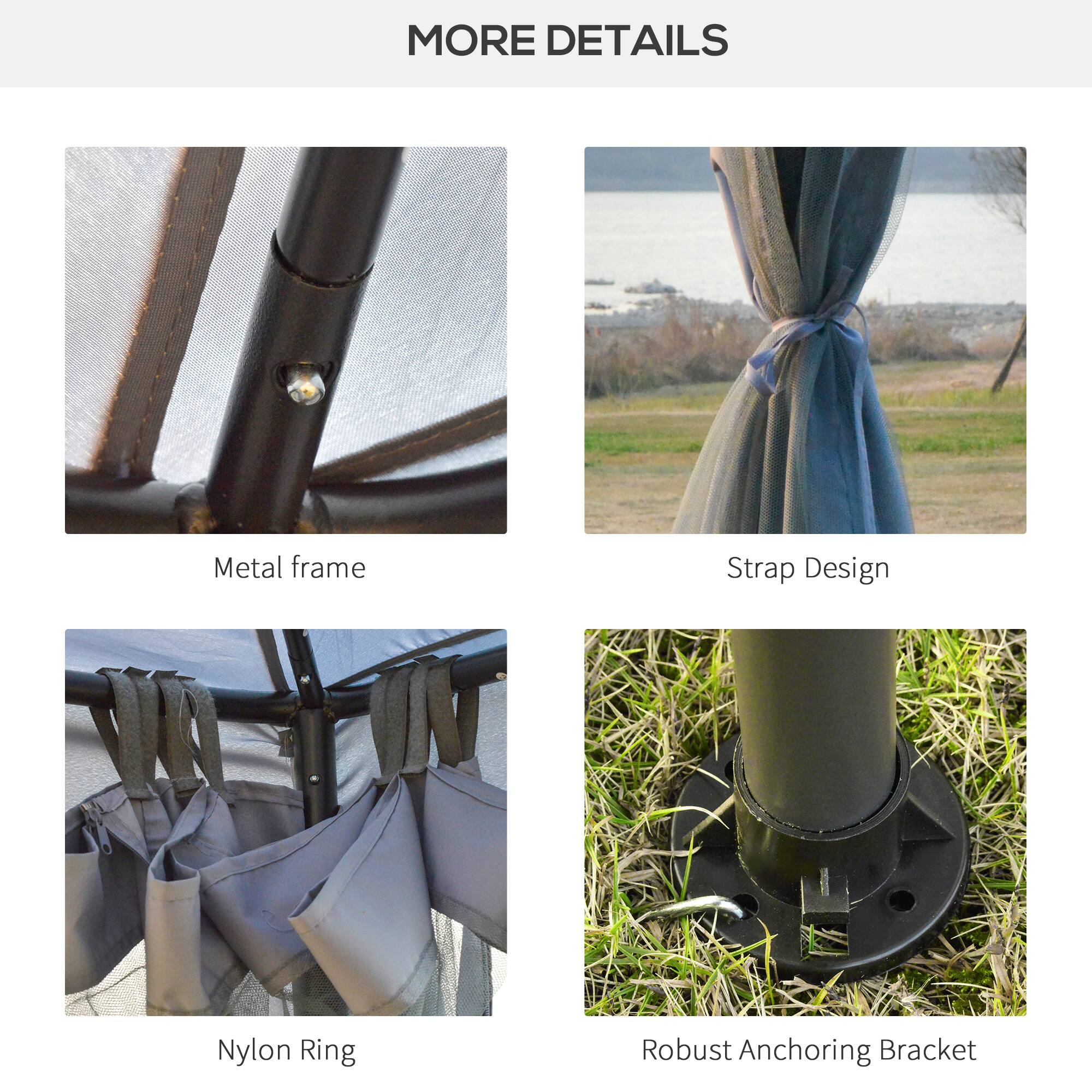 MORE DETAILS
Metal frame
Strap Design
Nylon Ring
Robust Anchoring Bracket