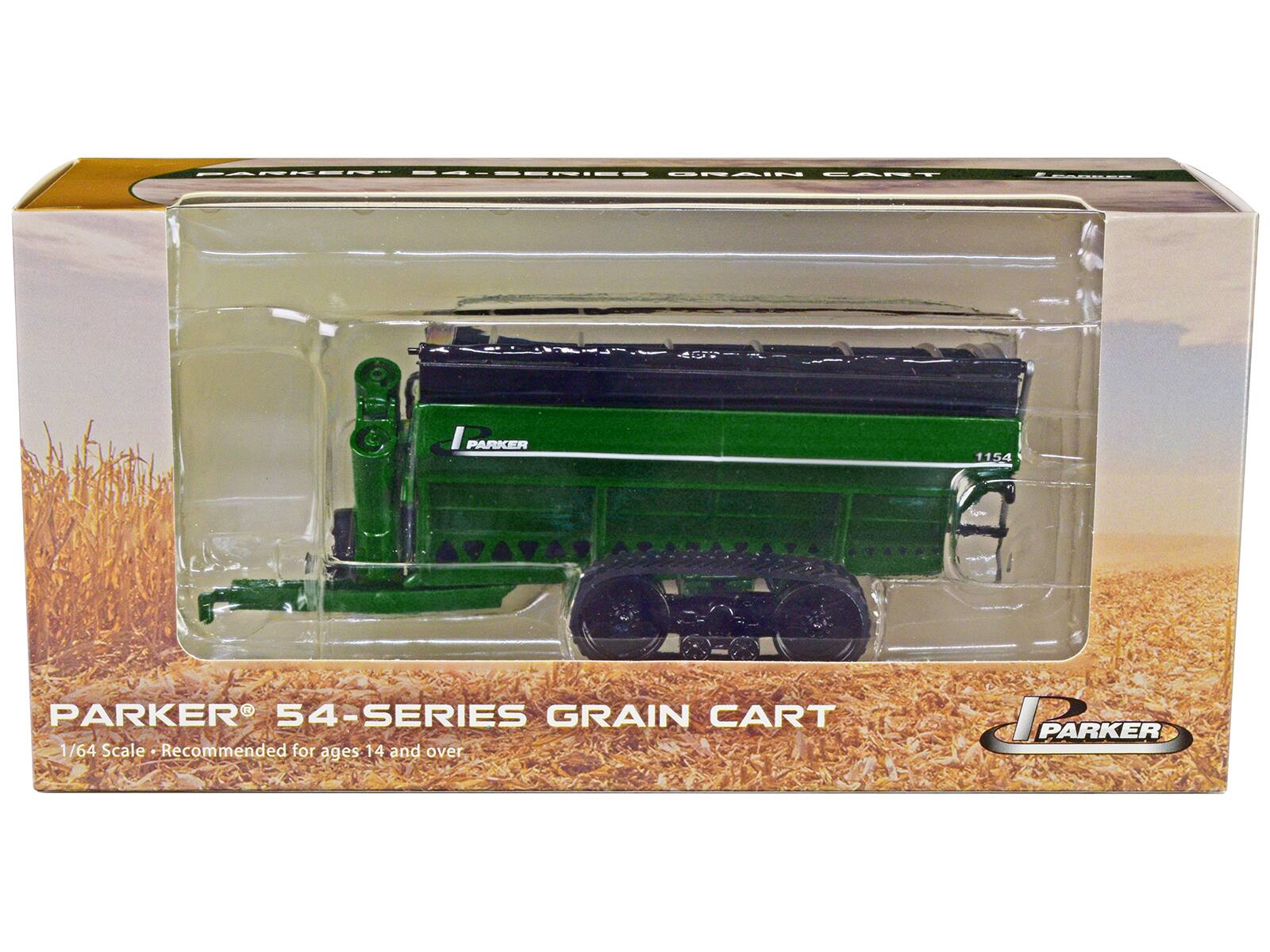PARKER  
1154  
PARKER 54-SERIES GRAIN CART  
1/64 Scale  
Recommended for ages 14 and over