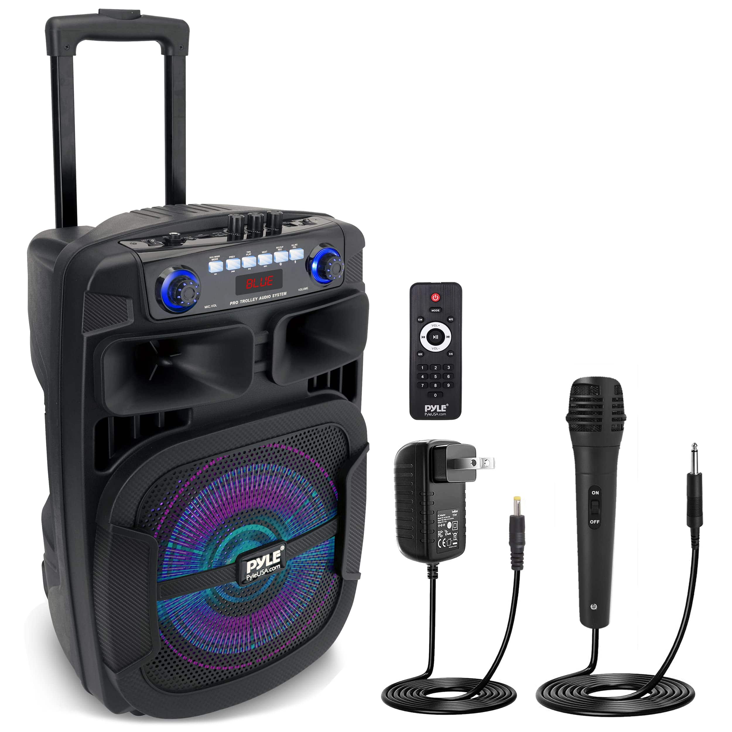 PYLE - Portable Bluetooth PA Speaker System - 800W