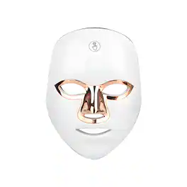 Cluzine - 7-Color LED Light Therapy Mask with 90 Beads, Touch Control & Type-C Charging