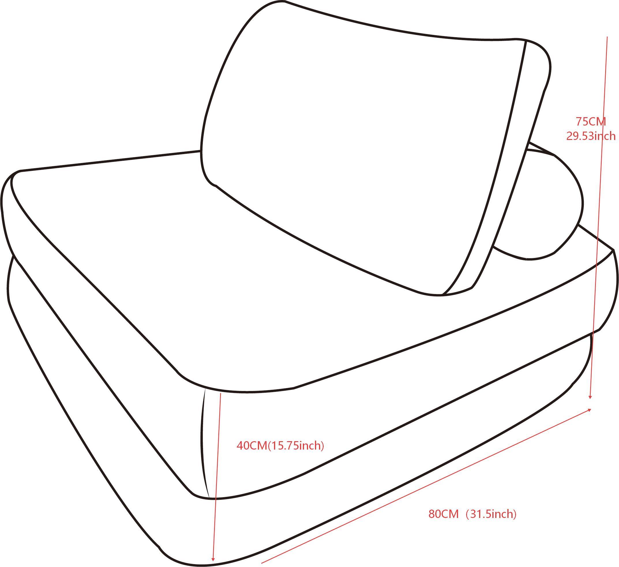 75CM (29.53inch)  
40CM (15.75inch)  
80CM (31.5inch)