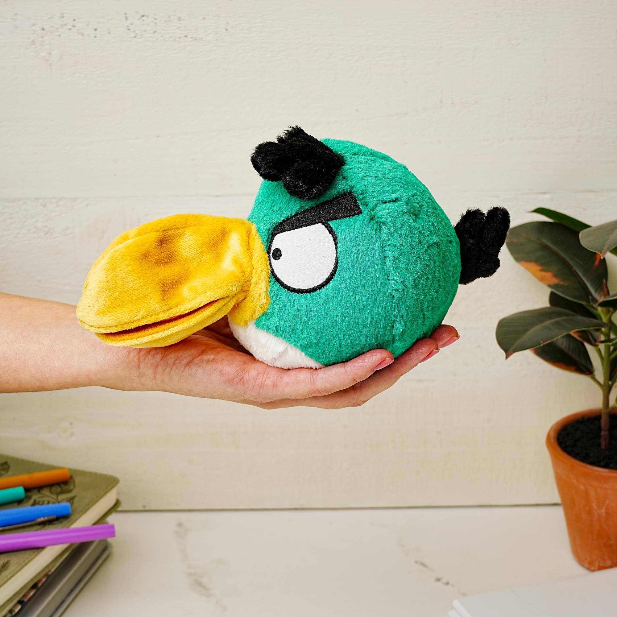 Alt View 2. Commonwealth Toys - Angry Birds 5" Basic Plush Toucan - Yellow.