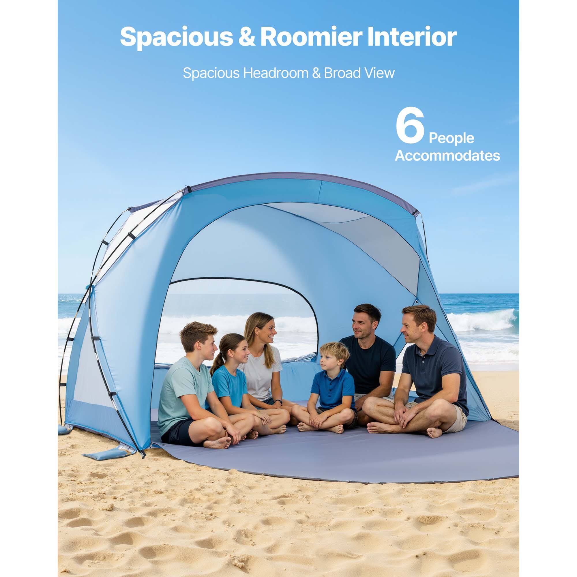 Spacious & Roomier Interior  
Spacious Headroom & Broad View  
6 People Accommodates
