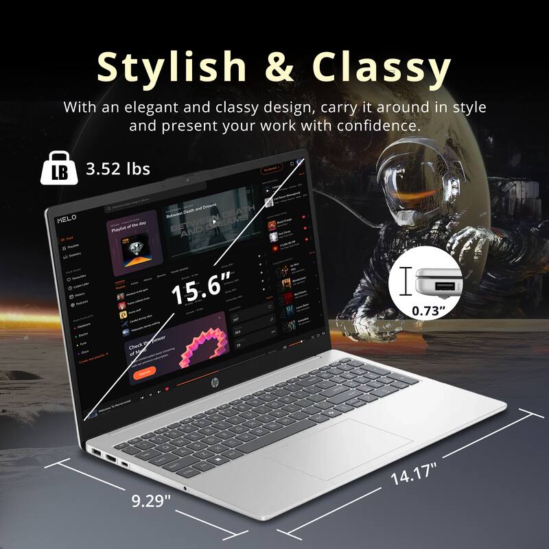 Stylish & Classy

With an elegant and classy design, carry it around in style and present your work with confidence.

LB 3.52 lbs

15.6"

0.73"

9.29"

14.17"