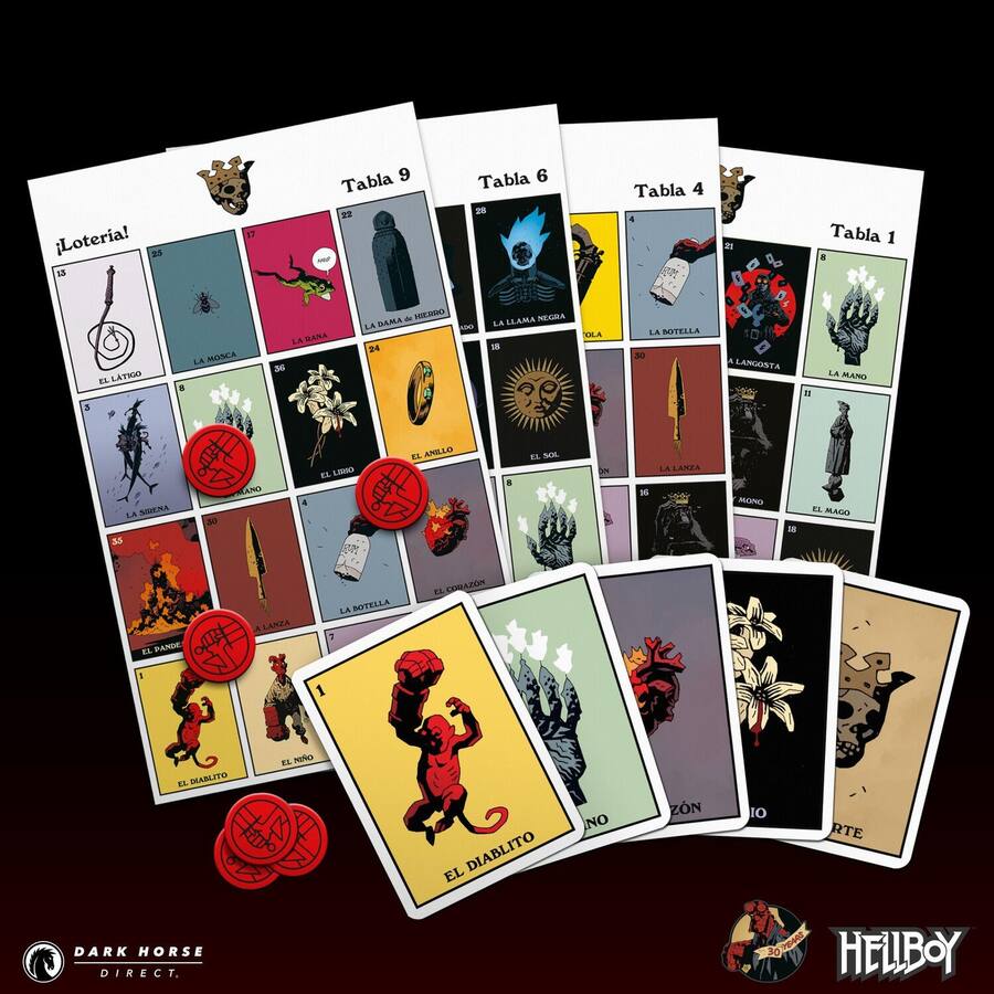 Dark Horse Comics Dark Horse Hellboy Loteria Game COLLECTIBLES ...