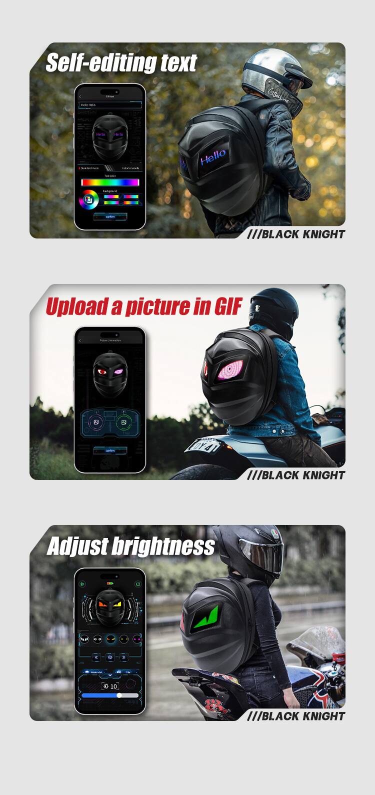 Self-editing text  
- cart - ESeliaer mei M% S Cancea - - Hello nadgra/ -- ///BLACK KNIGHT  
Upload a picture in GIF - . A .  Loran ///BLACK KNIGHT  
Adjust brightness 1 . . .  3 D 10 ///BLACK KNIGHT