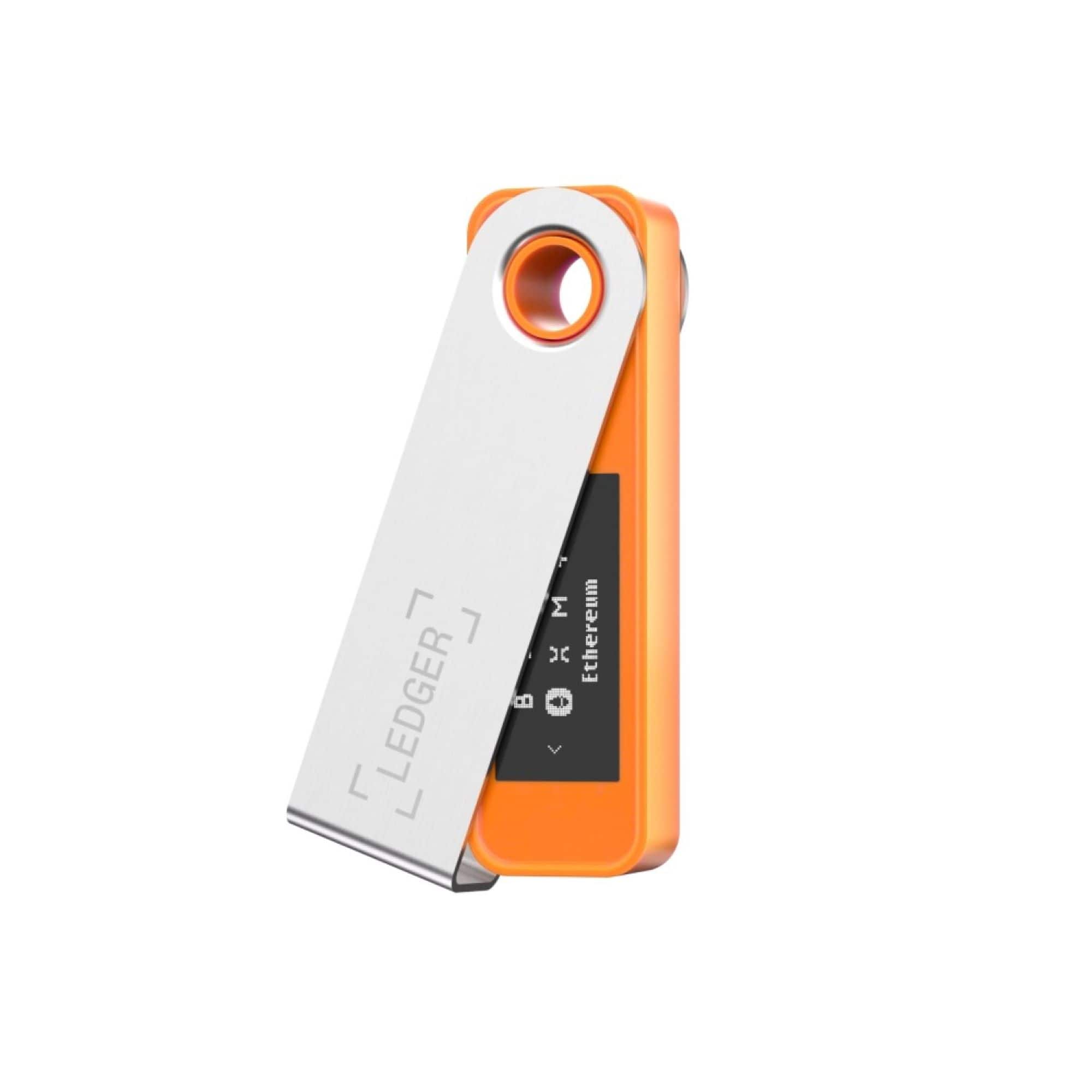 Alt View 12. Ledger - Nano S Plus Crypto Hardware Wallet - BTC Orange.