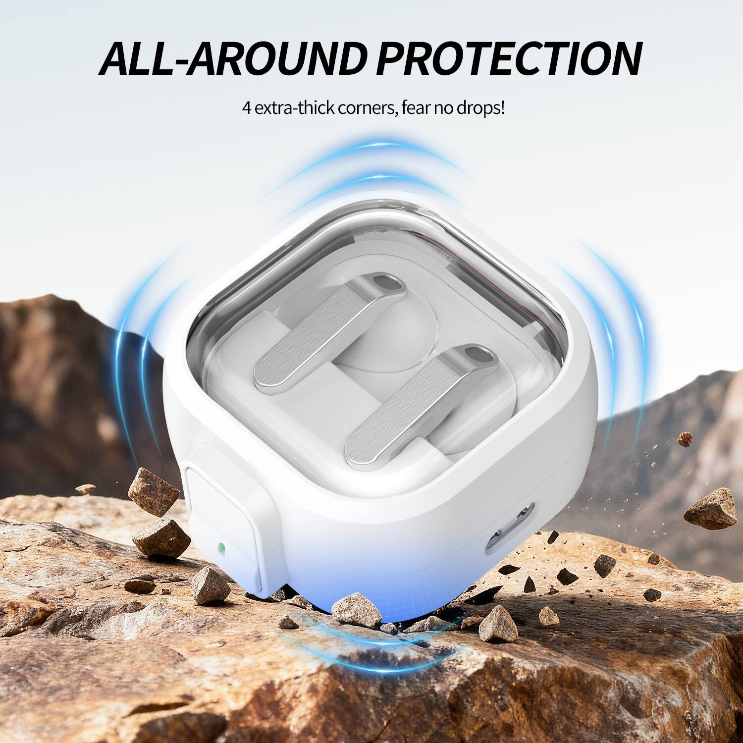 ALL-AROUND PROTECTION  
4 extra-thick corners, fear no drops!
