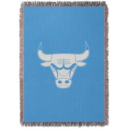 Chad & Jake - Chicago Bulls Woven Blanket - Blue