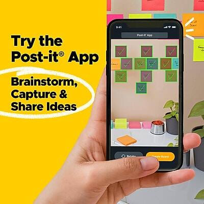 Try the Post-it® App  
Brainstorm, Capture & Share Ideas