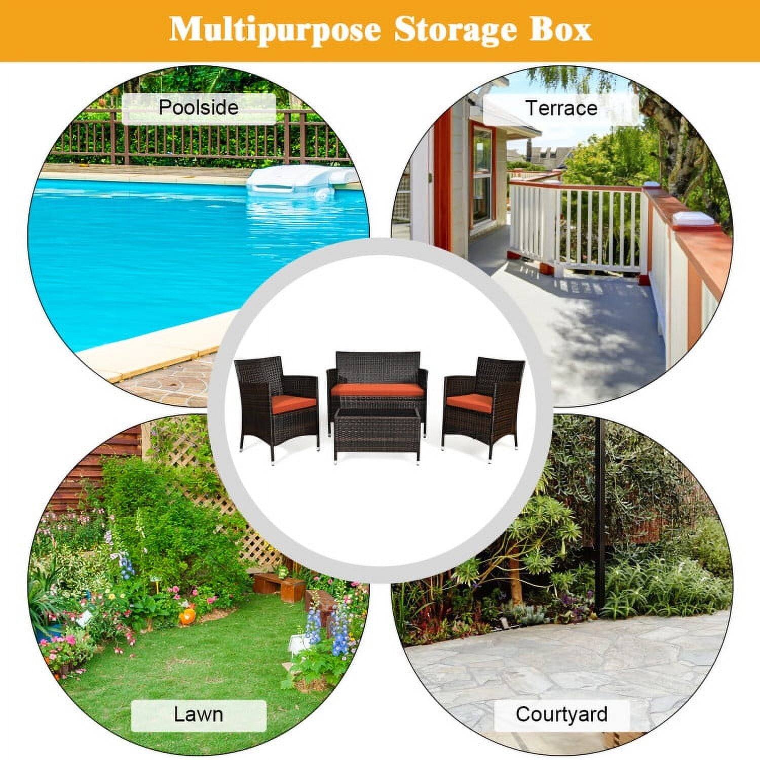 Multipurpose Storage Box

- Poolsid
- Terrace
- Lawn
- Courtyard