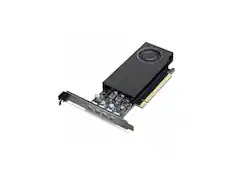 Front. Lenovo - Lenovo NVIDIA RTX A1000 Graphic Card - 8 GB GDDR6 - 4 x Mini DisplayPort - Mini DisplayPort.