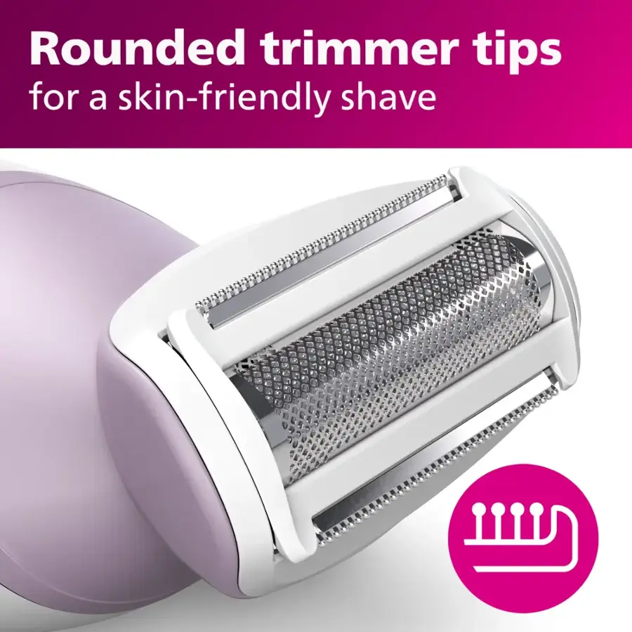 Alt View 23. Philips - Lady Electric Shaver Series 6000 - White.