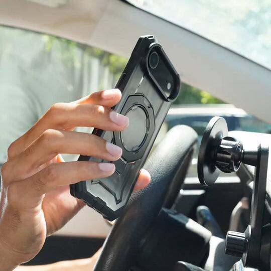 Alt View 2. SUPCASE - UB Grip Rugged MagSafe Case for iPhone 17 Air – Heavy-Duty Protection with Magnetic Charging Support - Black.