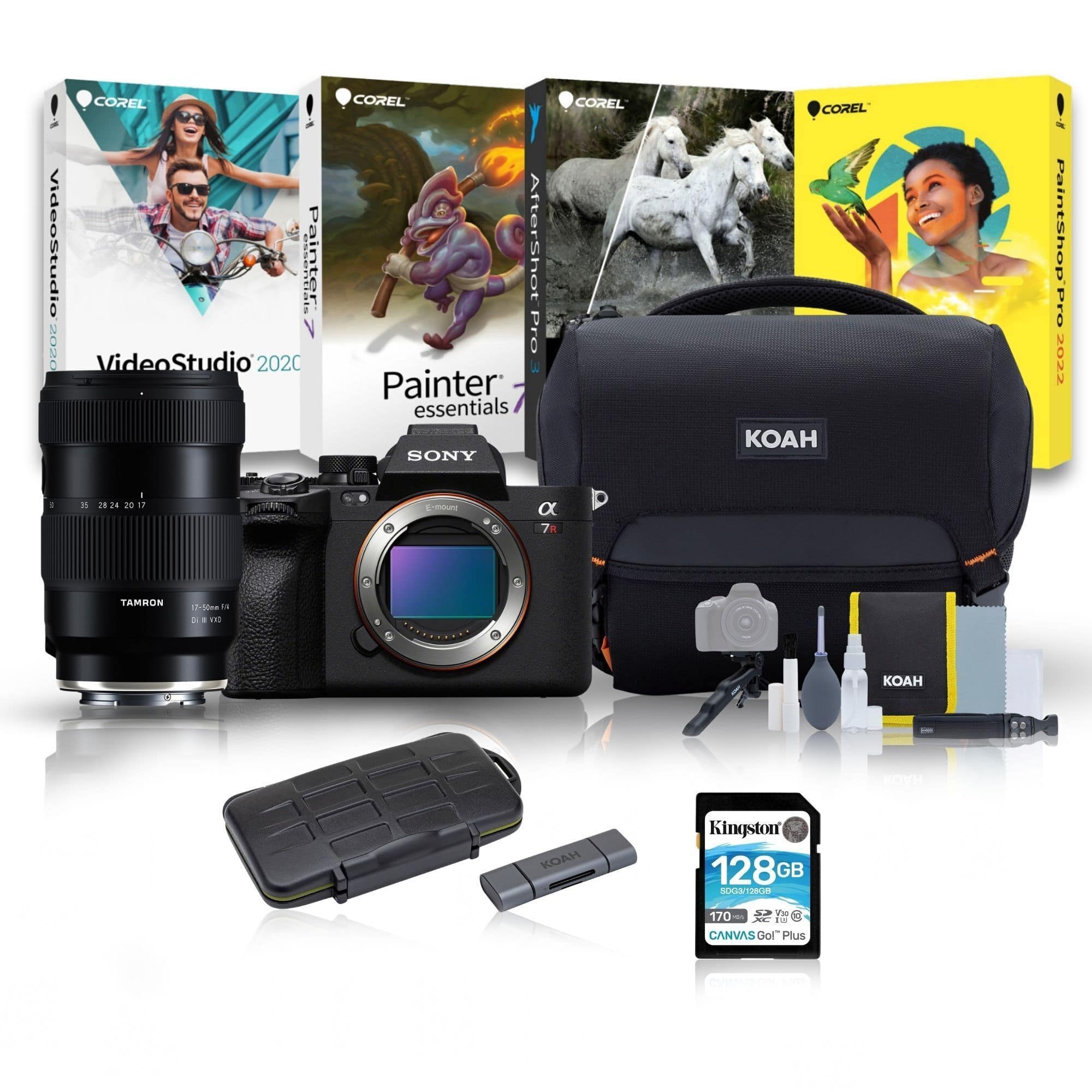 Sony - Alpha 7 Mark IV FF Mirrorless Lens Camera with 17 to 50mm Lens Bundle