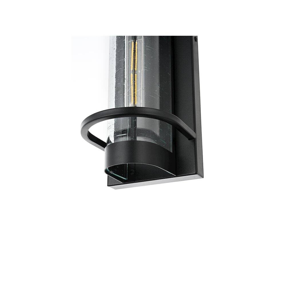 Alt View 2. Elegant Lighting - Parrish 7 inch Outdoor Pendant in Black - Black.