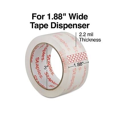 For 1.88" Wide Tape Dispenser  
2.2 mil Thickness  
Staples  
3" U Staples  
Staples