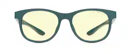 GUNNAR - Computer Glasses - Rush Kids Small, Amber Lens - Blue Light Blocking, Relieve Dry Eye, Anti Glare - Teal