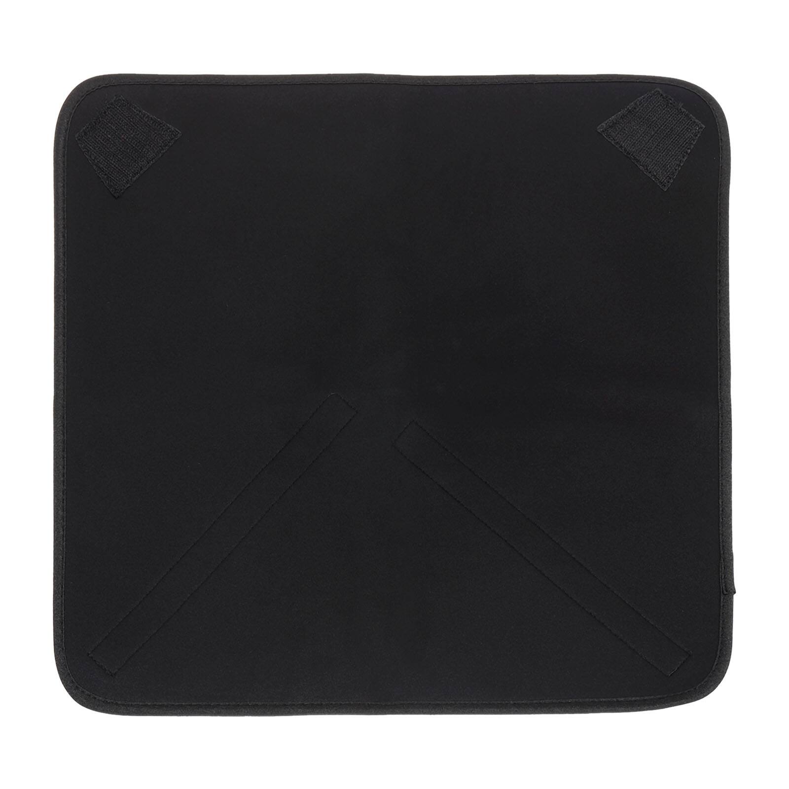 Alt View 3. Unique Bargains - Camera Protective Wrap, 21"x21" Lens Wrap Cloth with Neoprene, Pouch Bag with Hook and Loop for Lens, SLR - Black Grey.