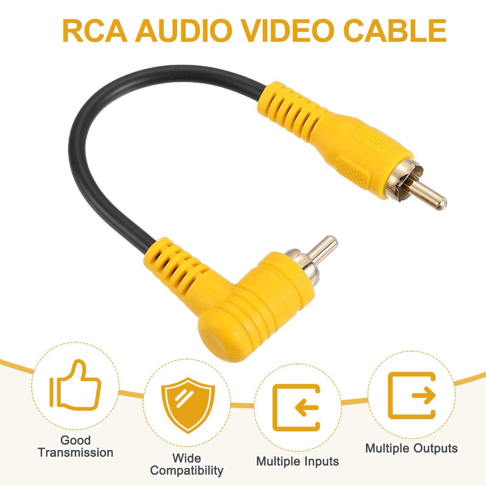 RCA AUDIO VIDEO CABLE

- Good Transmission
- Wide Compatibility
- Multiple Inputs
- Multiple Outputs