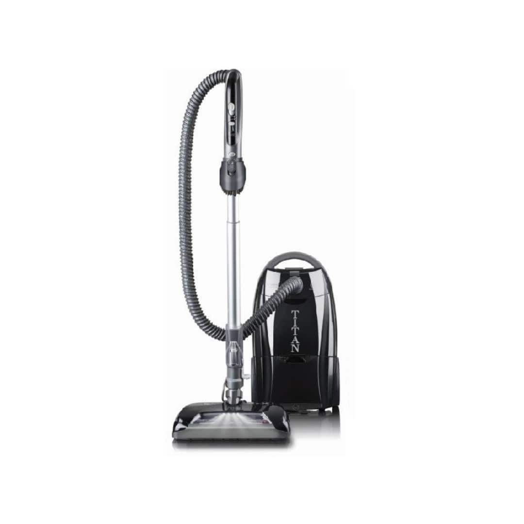 EnviroCare - Titan T9500 Canister Vacuum Cleaner with Tools – HEPA Filtration, Powerful Motor - Black